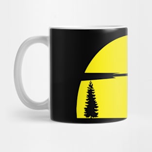 prancing horse silhouette Mug